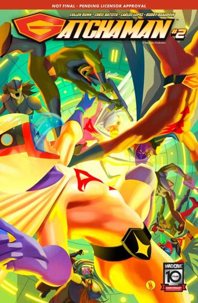 Gatchaman #2 Cover A Inaki Miranda