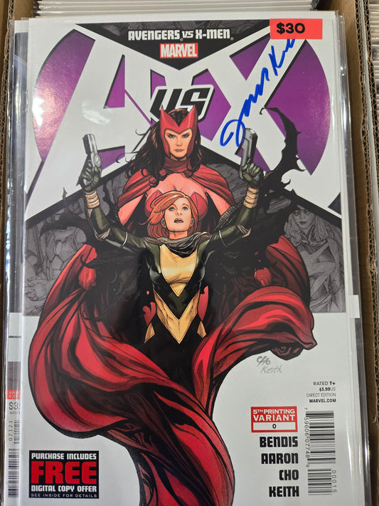 A vs X #0 signed by Jason Keith