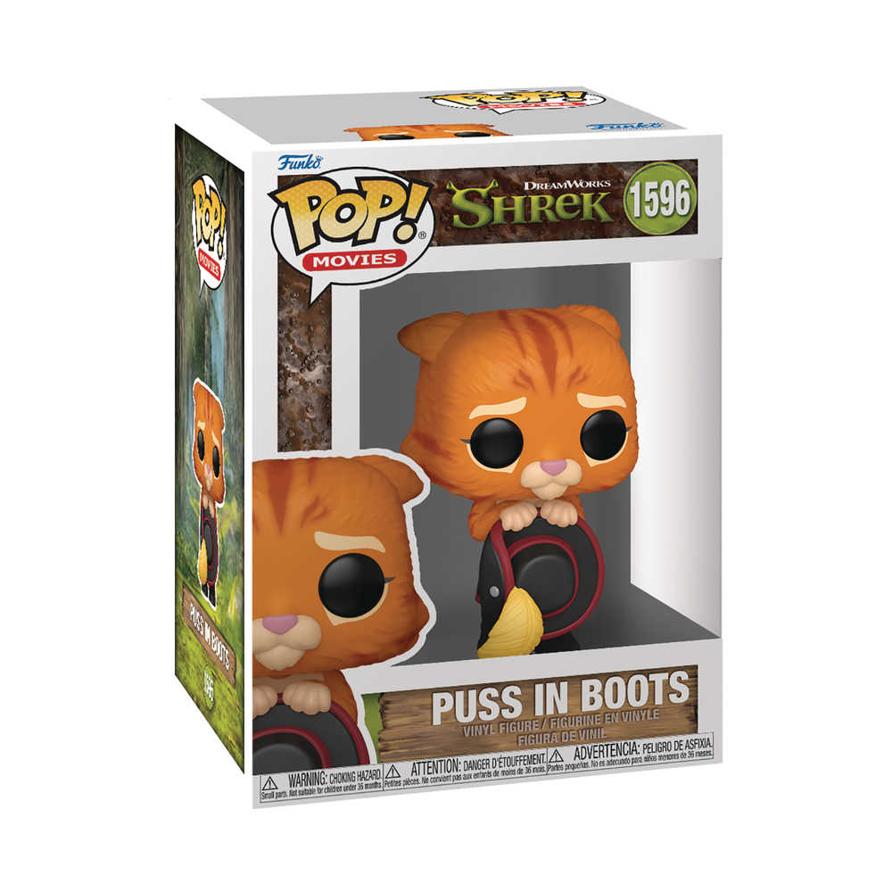 Pop Movies Shrek Dreamworks 30 Th Puss In Boots Vinyl Figure