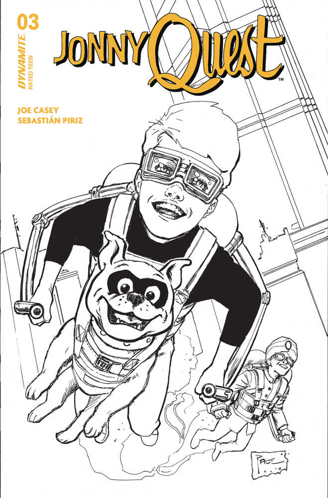 Jonny Quest #3 Cover F 10 Copy Variant Edition Pace Line Art