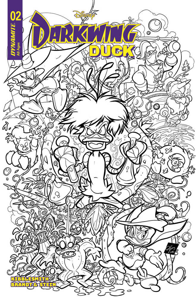 Darkwing Duck #2 Cover H 10 Copy Variant Edition Cangialosi Line Art