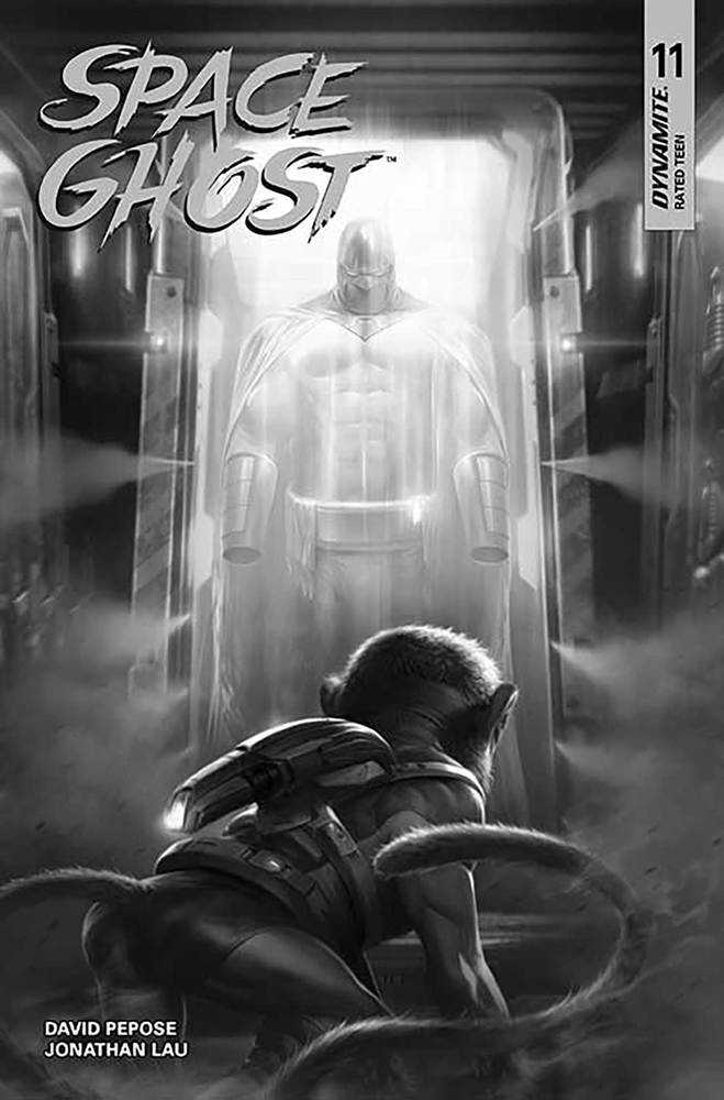 Space Ghost #11 Cover N Foc 7 Copy Francesco Mattina Black & White