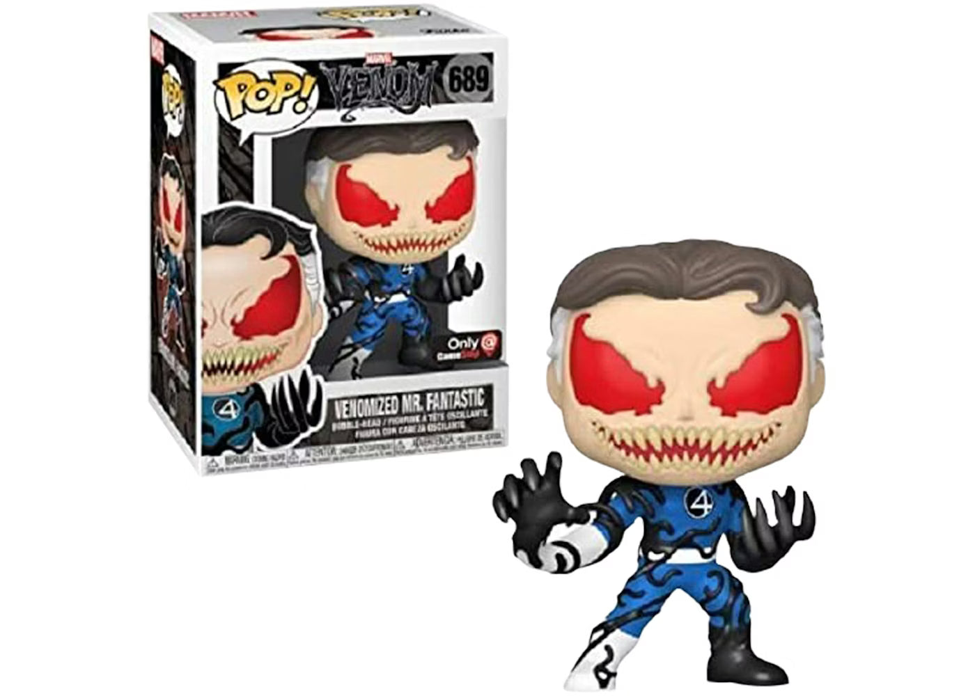 Pop Venomized Mr. Fantastic Gamestop Exclusive