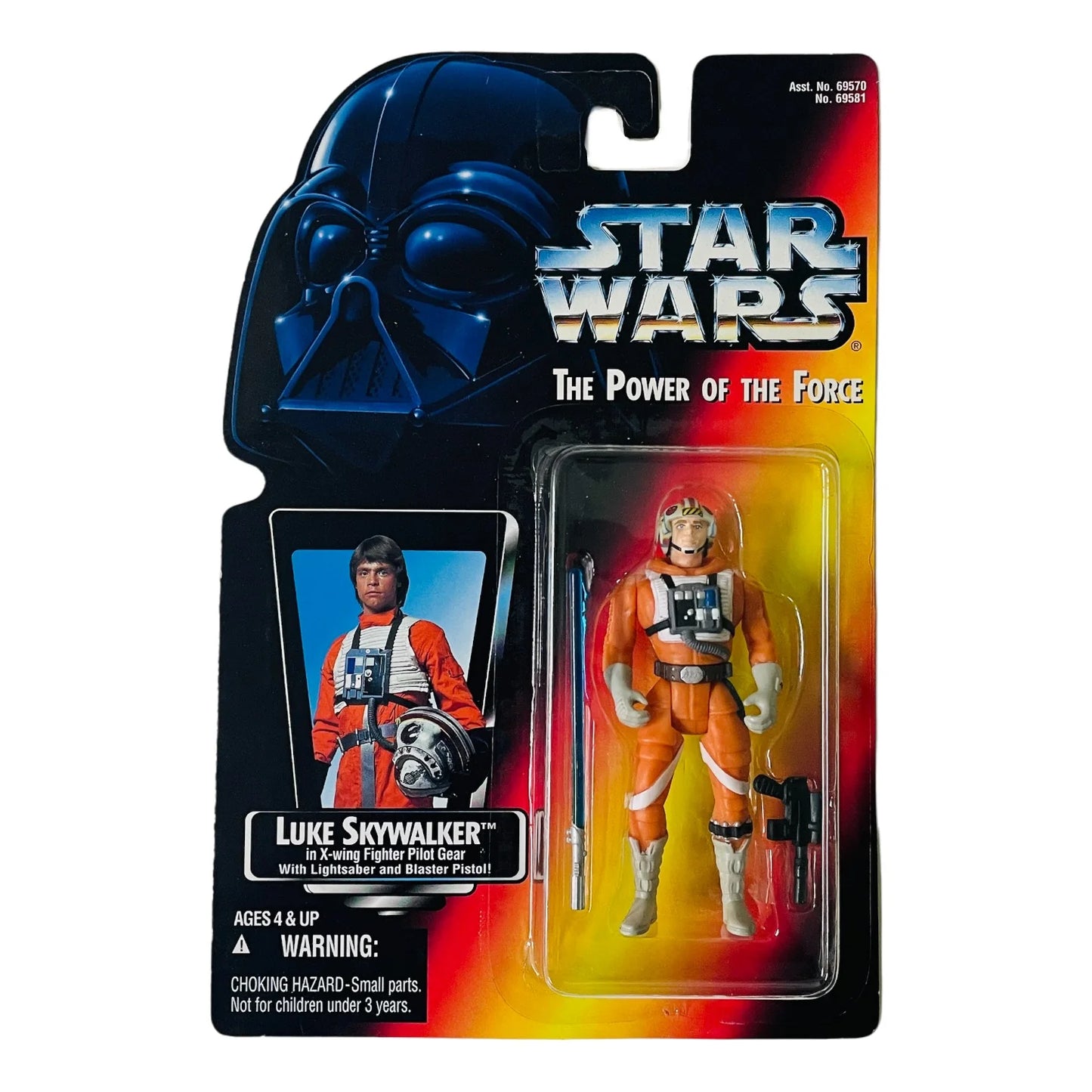 Star Wars 1995 Power of the Force Luke Skywalker X-Wing Pilot