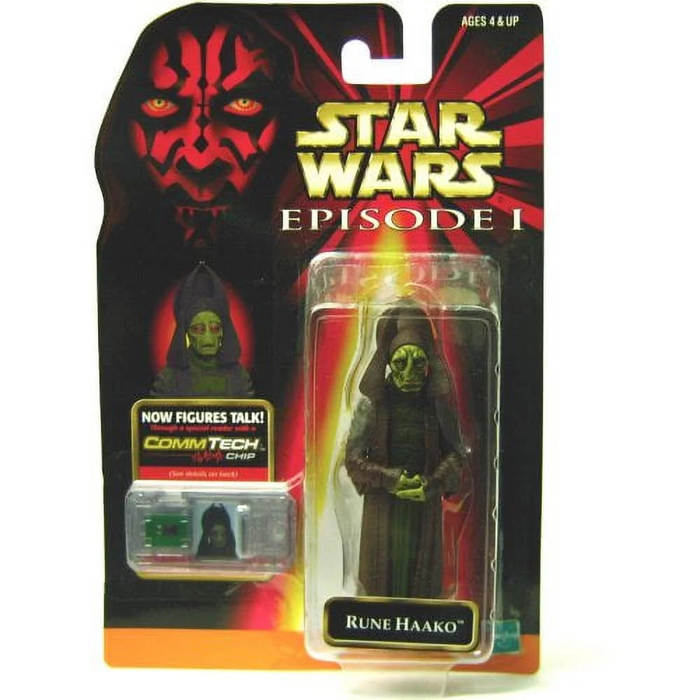 Star Wars 1999 Episode 1 Rune Haako Action Figure