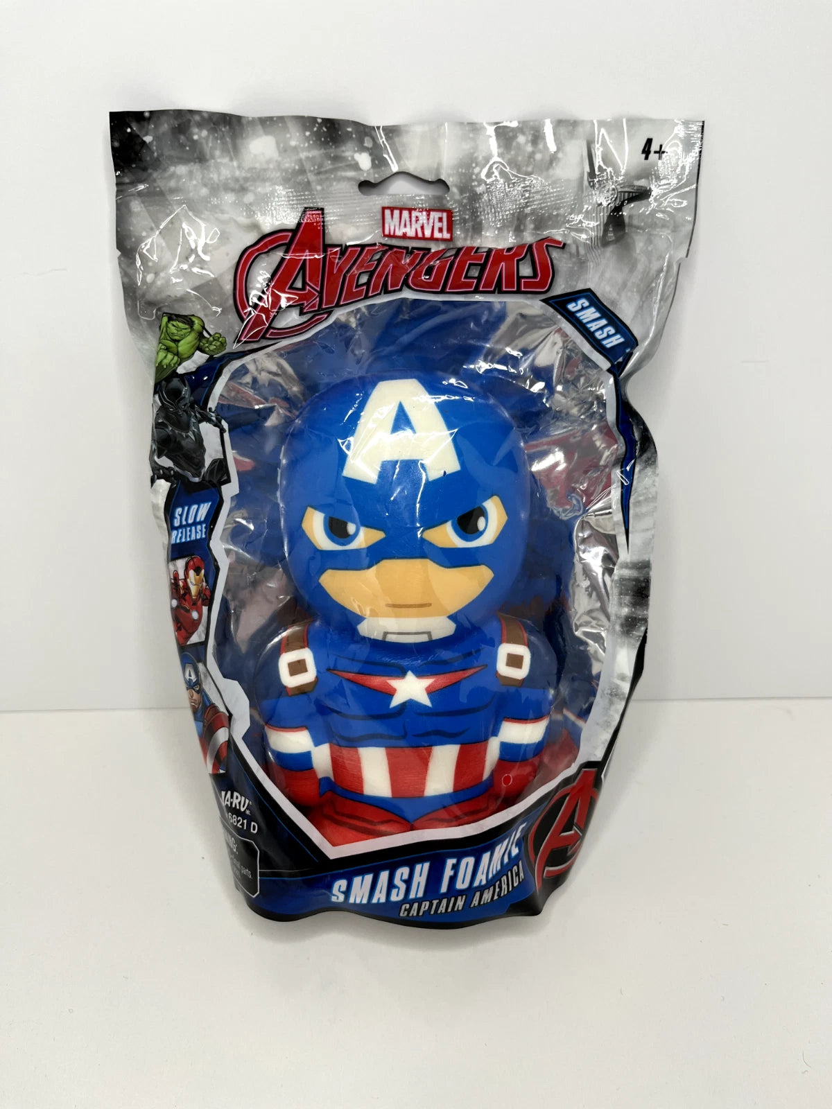 Marvel Avengers Smash Foamie Captain America Smash 'Em Slow Release Ja-Ru