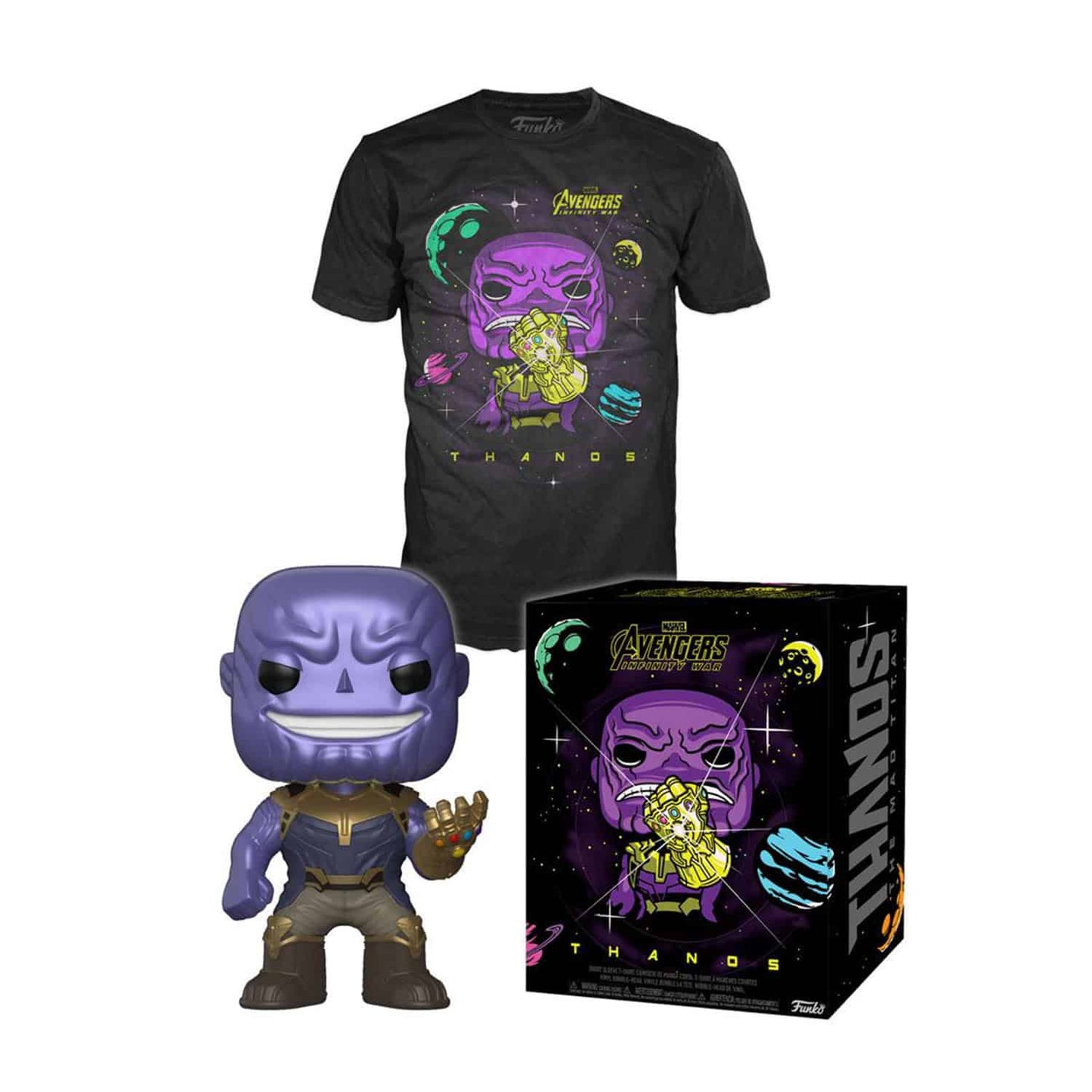 Avengers Infinity War Thanos Pop and Tee (Size XL)