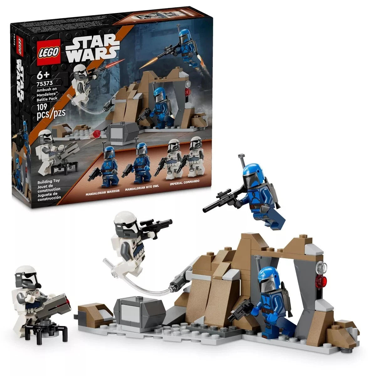 LEGO Star Wars Ambush on Mandalore Battle Pack Building