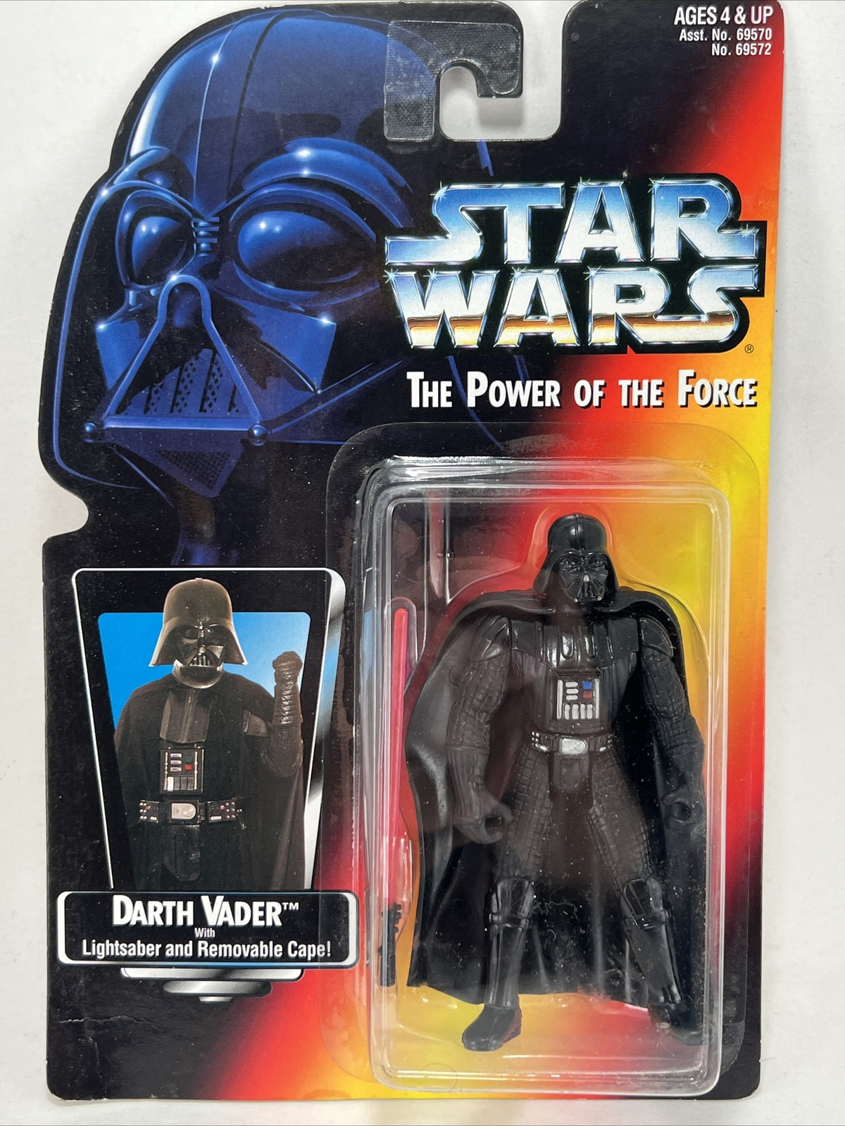 Star Wars 1995 Power of the Force Darth Vader Action Figure