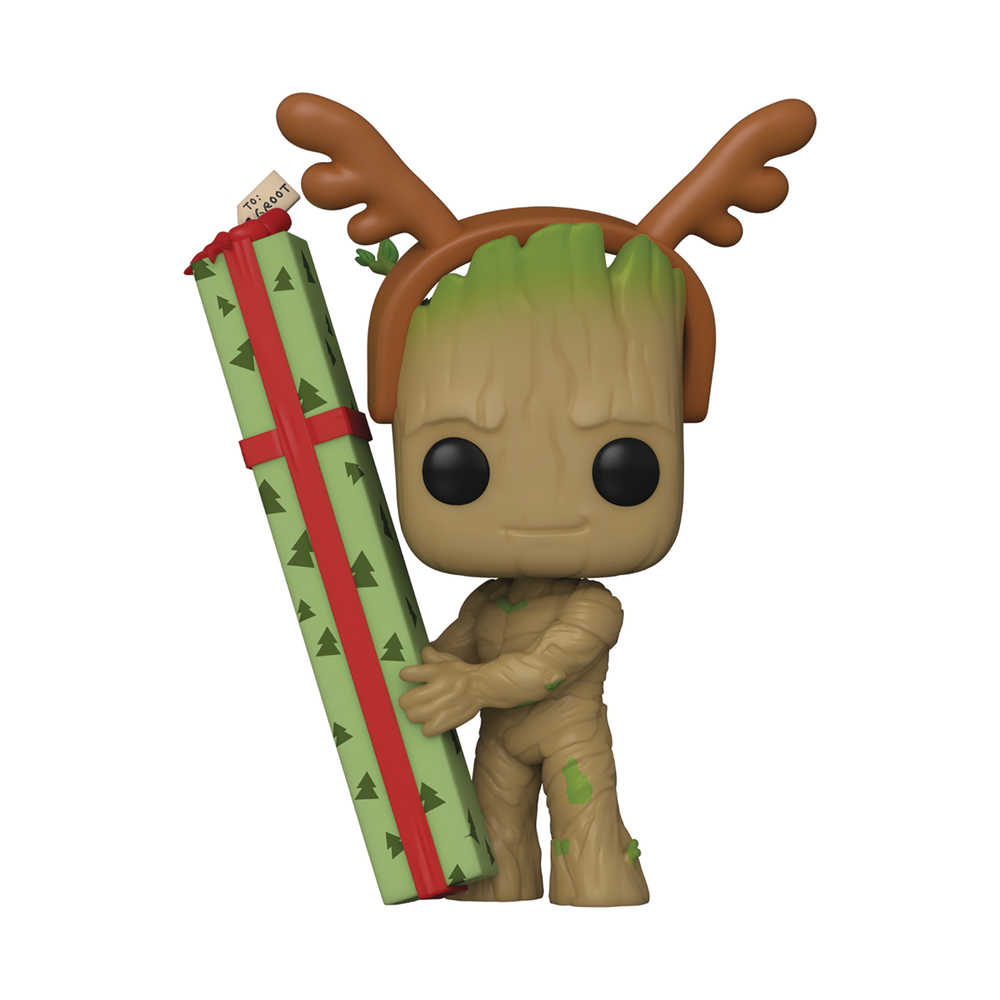 Pop Marvel Guardians Of The Galaxy Holiday Groot Vinyl Figure