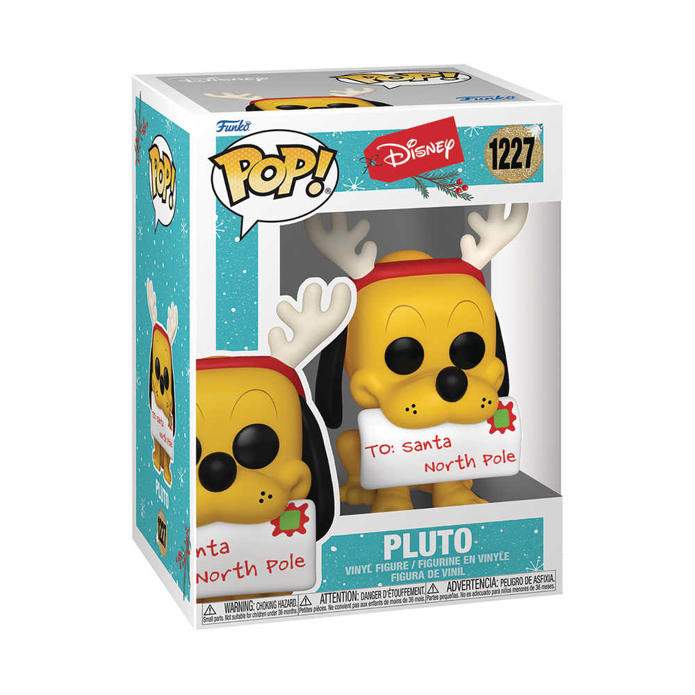 Pop Disney Holiday Pluto Vinyl Figure