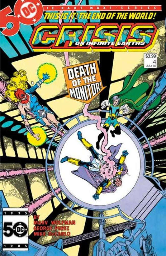 Crisis On Infinite Earths #4 Facsimile Edition Cover A George Perez