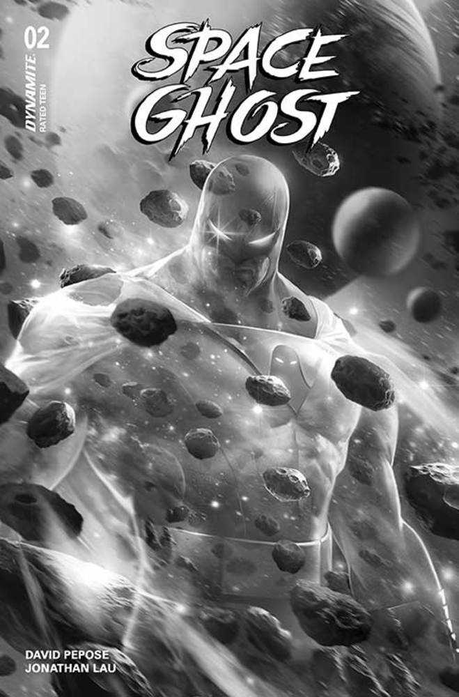 Space Ghost #2 Cover W 7 Copy Foc Variant Edition Mattina Black & White
