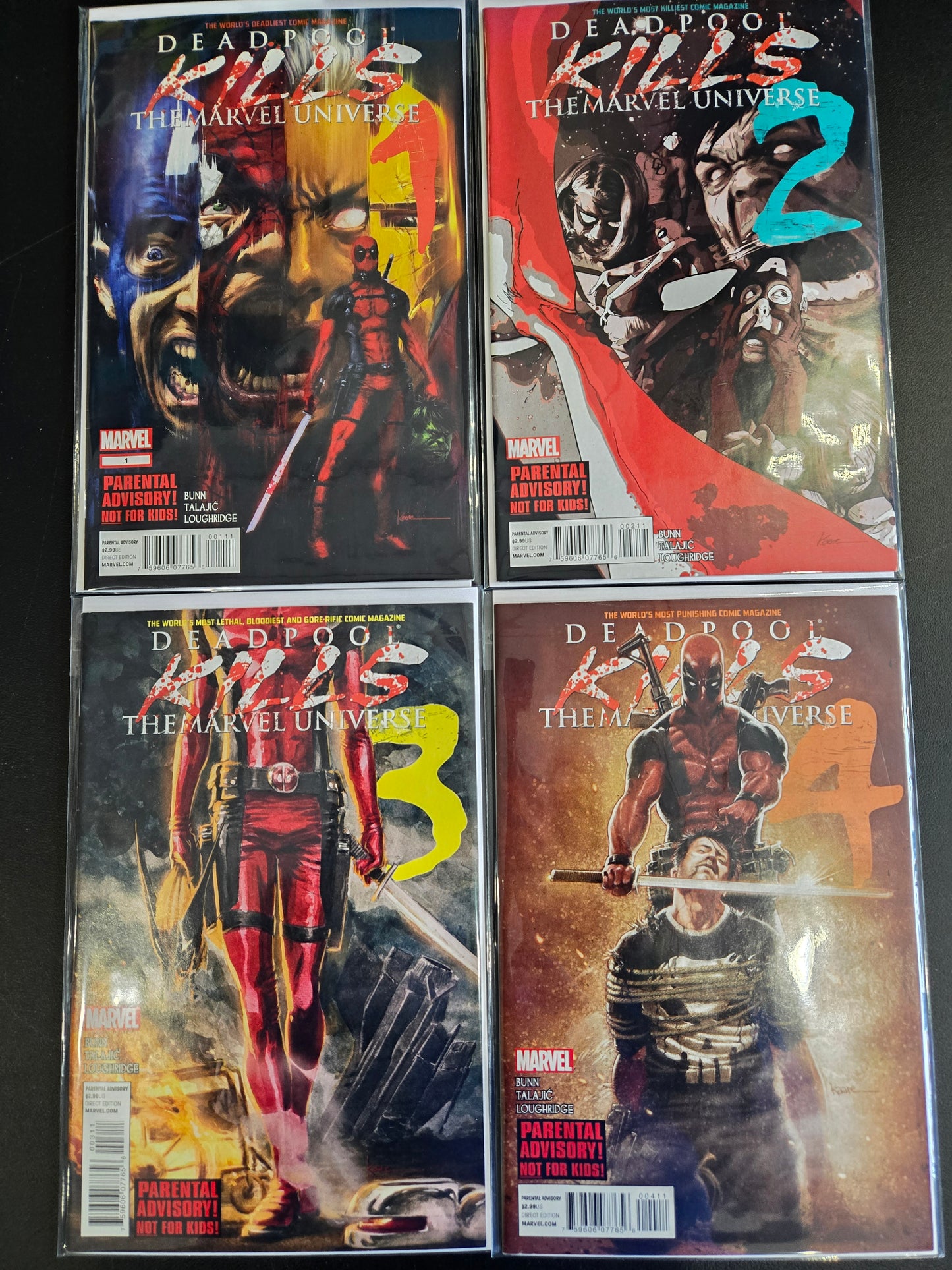 Deadpool Kills the Marvel Universe set (2012 1st print)