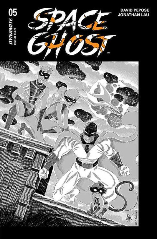 Space Ghost #5 Cover Q 7 Copy Foc Variant Edition Haeser Black & White