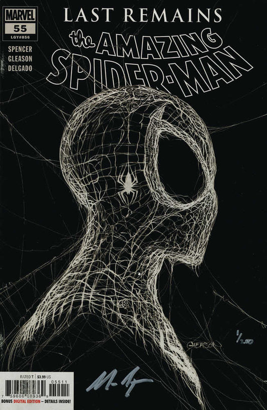 Df Amazing Spider-Man #55 Spencer Slver Signed