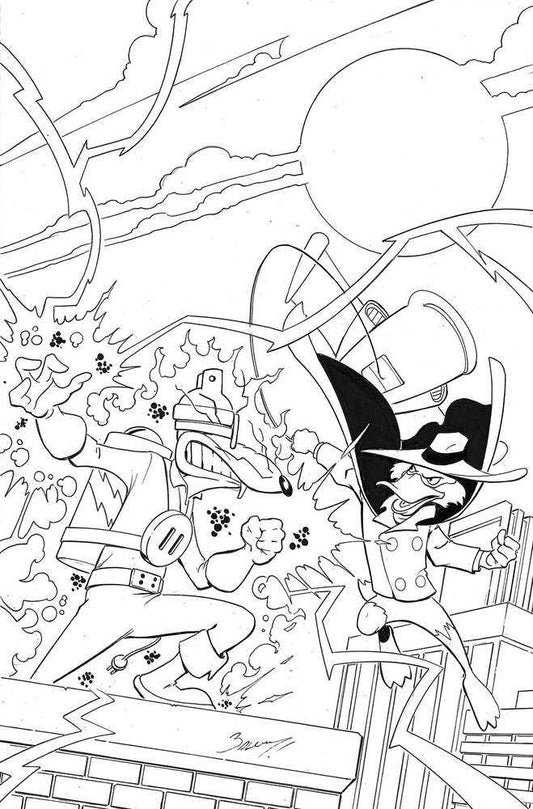 Darkwing Duck #1 Cover Z 10 Copy Foc Variant Edition Bagley Line Art Virg