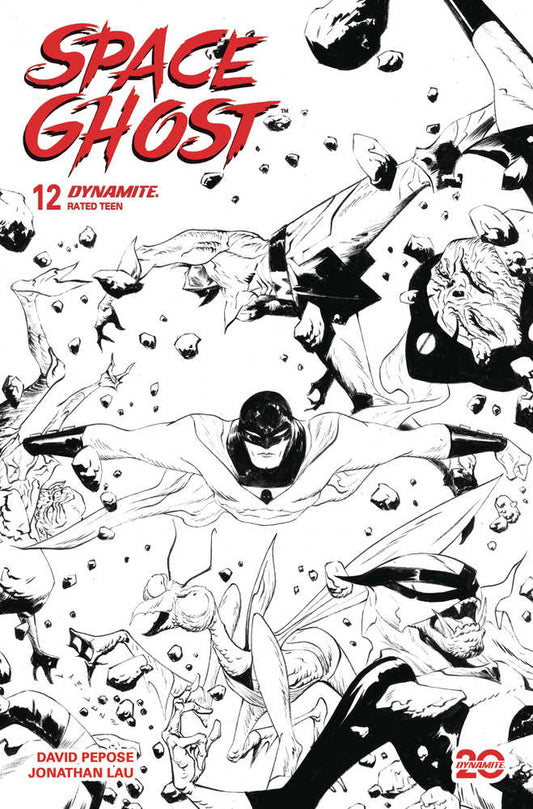 Space Ghost #12 Cover H 10 Copy Variant Edition Lee Line Art