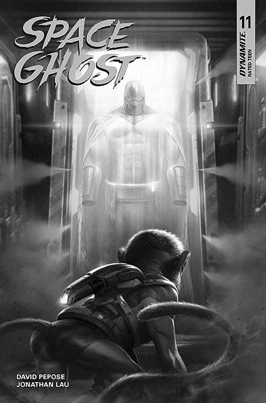 Space Ghost #11 Cover N Foc 7 Copy Francesco Mattina Black & White