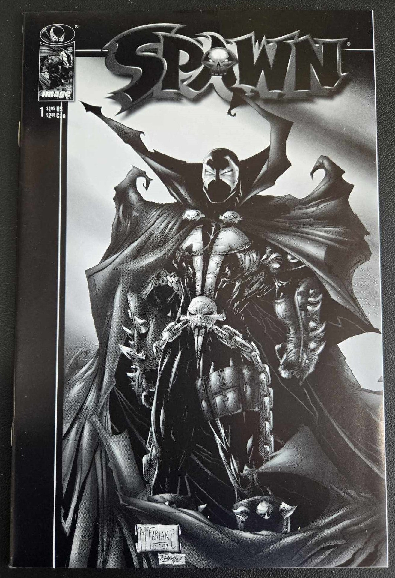 SPAWN #1 B&W REPRINT