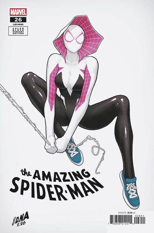 Amazing Spider-Man #26 David Nakayama Color Block White Variant [Ds]