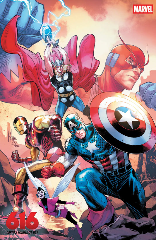 AVENGERS #25 616 DAY VARIANT COVER BY MARCO CHECCHETTO