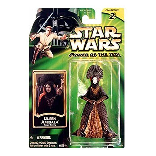 Star Wars 2001 Power of the Jedi Queen Amidala Royal Decoy Action Figure