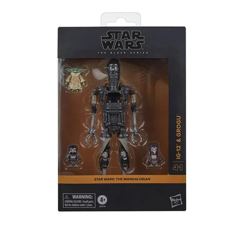 Star Wars Black Series IG-12 and Grogu 6in Action Figure