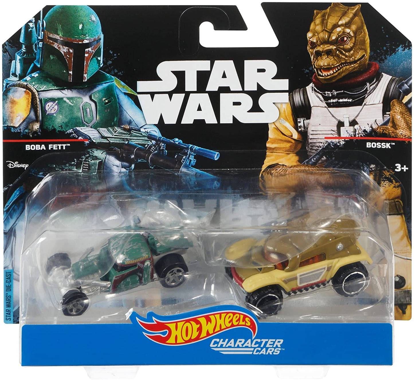2014 Hot Wheels Character Cars Boba Fett and Bossk