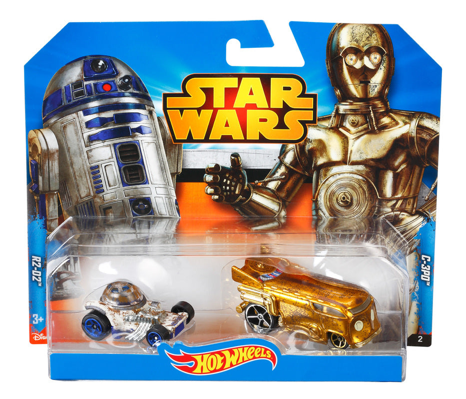 2014 Hot Wheels Character Cars R2-D2 and C-3PO