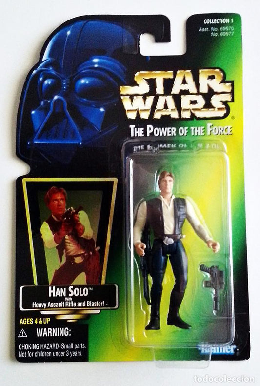Star Wars 1997 Power of the Force Han Solo Action Figure
