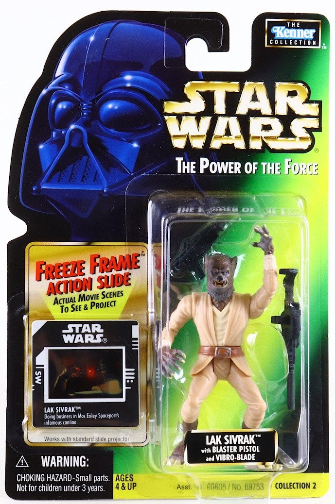 Star Wars 1998 Power of the Force Lak Sivrak Action Figure