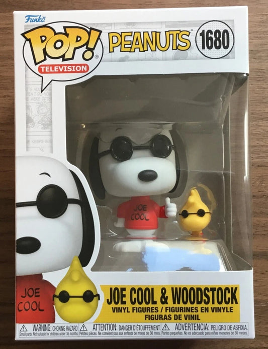 Pop & Buddy Peanuts S7 Joe Cool W Woodstock Figure