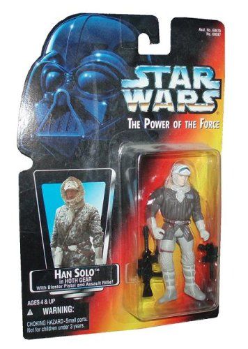 Star Wars 1995 Power of the Force Han Solo Hoth Gear Action Figure