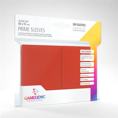 PRIME Red Card Sleeves - 100ct