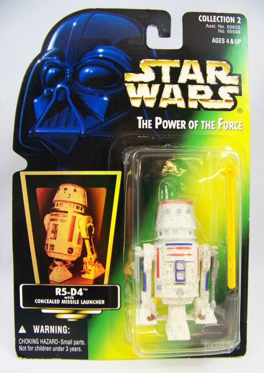 Star Wars 1996 Power of the Force R5-D4 Droid Action Figure