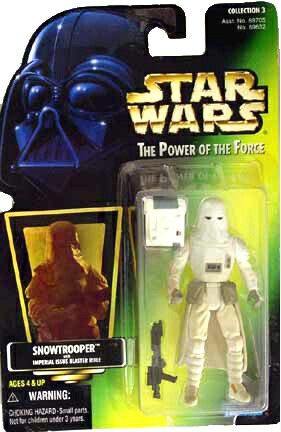 Star Wars 1997 Power of the Force Snowtrooper Action Figure