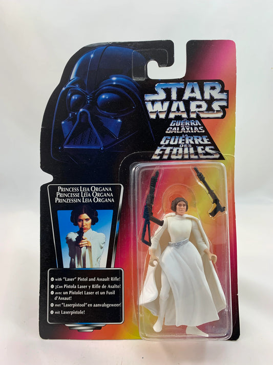Star Wars 1995 Power of the Force Princess Leia Organa Tri-Logo