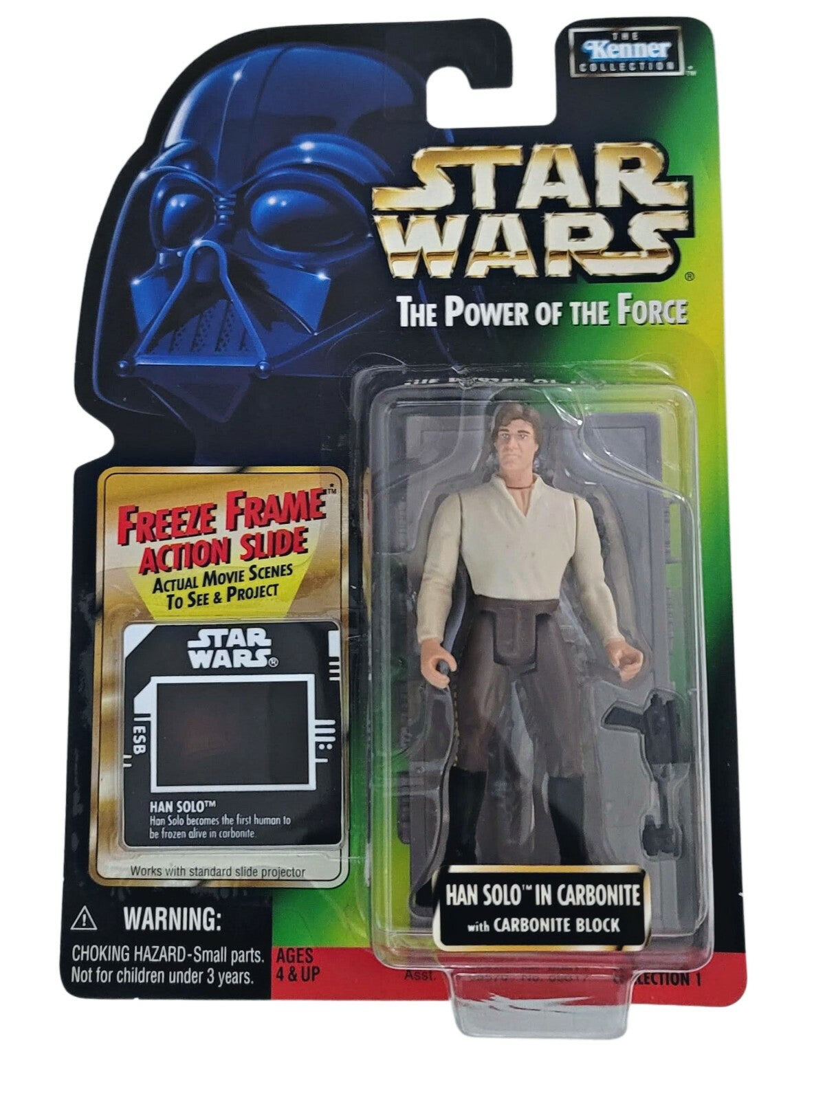 Star Wars 1997 Power of the Force Han Solo in Carbonite