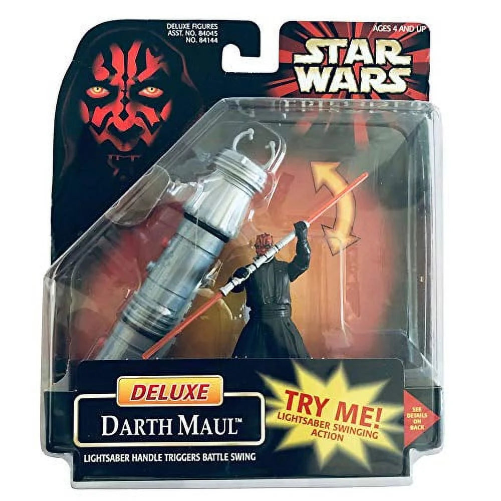 Star Wars 1998 Episode 1 Deluxe Darth Maul Action Figure