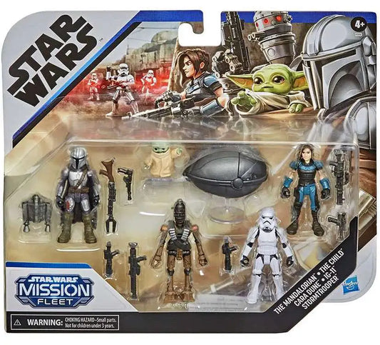 Star Wars 2020 Mission Fleet The Mandalorian/The Child/Cara Dune/IG-11/Stormtrooper