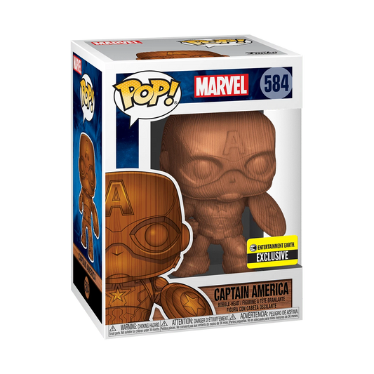 Funko POP!  Funko Pop! - Marvel Captain America 584 Entertainment Earth Exclusive